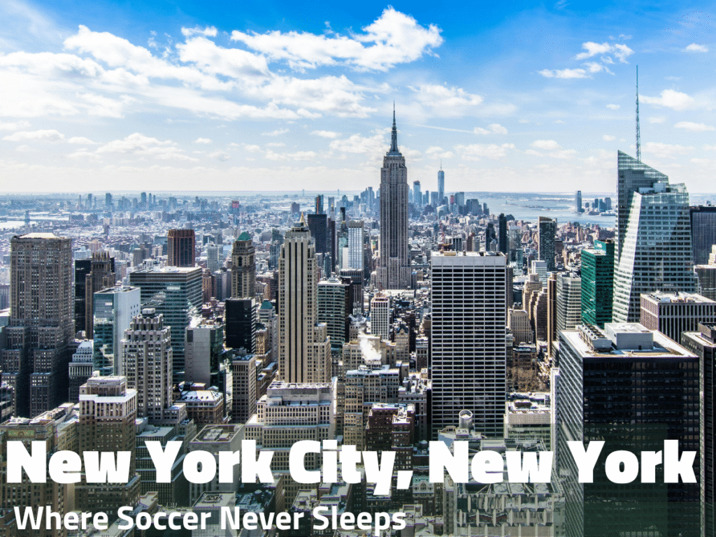 pickup soccer in New York City