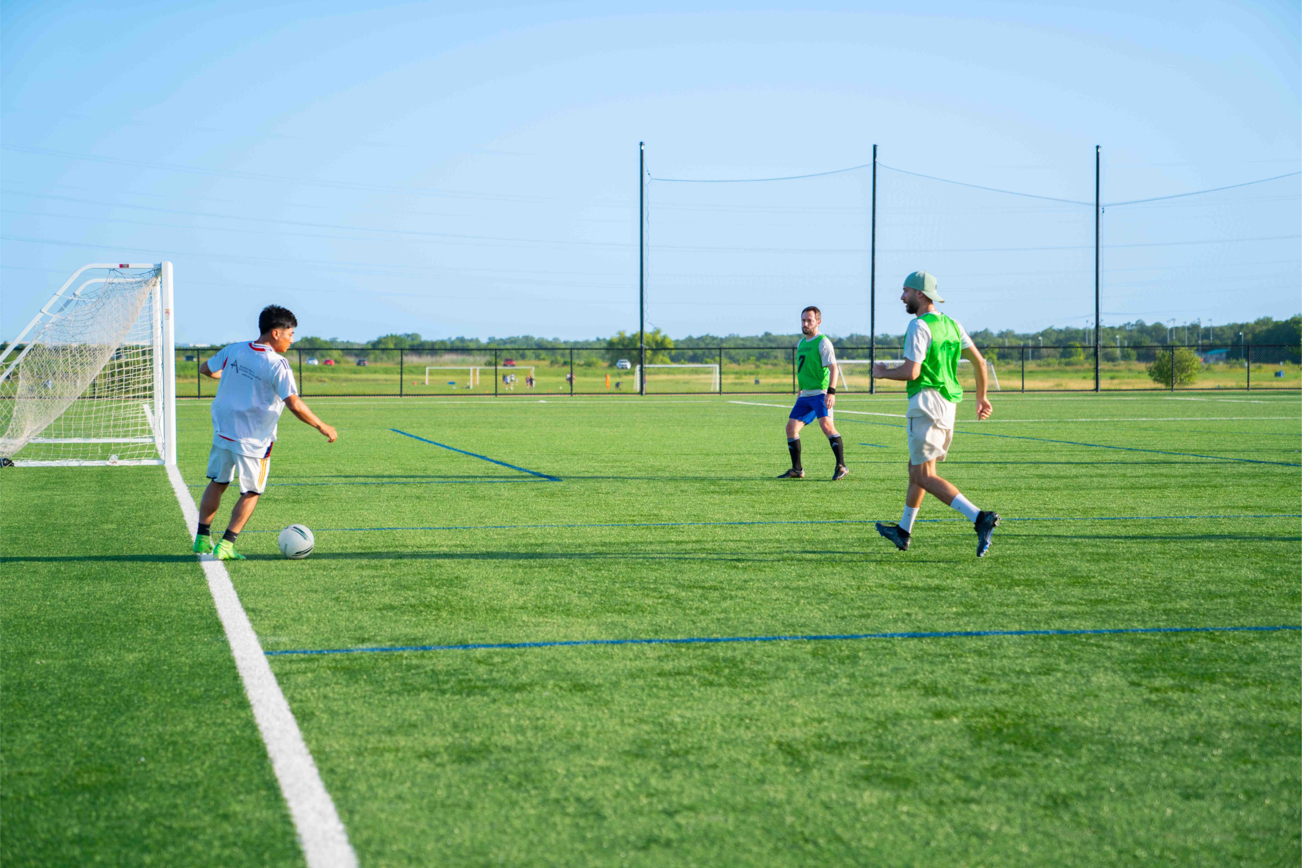 Pickup soccer at MatchDay Austin